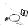 Крепление потолочное LIGHTSTAR NOVE 508971 для тканевого трека для светильников 208xxx черный