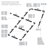 Соединение крестовое LIGHTSTAR 503146-R QUATTRO встраиваемое с подводом питания к треку 5030xx-R БЕЛЫЙ